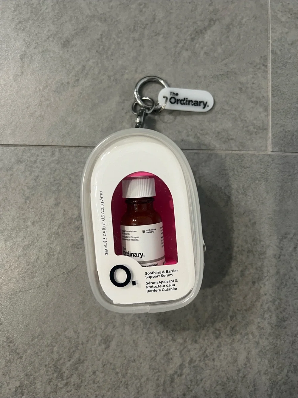 NWT The Ordinary Mini Soothing and Barrier Support Keychain Skincare Gift Set